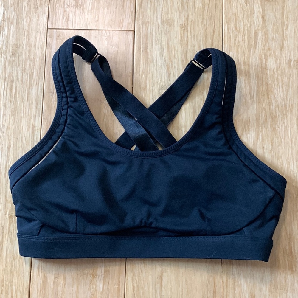 Strappy sports bra